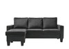 Jessica - Sofa Chaise - Black
