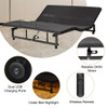 Adjustable Bed Base Frame Queen With Head And Foot Incline Wireless Remote - Antique Black Adjustable Bed Base Frame Queen With Head And Foot Incline Wireless Remote - Antique Black