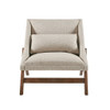 Chair With Removable Pillow - Brown