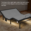 Ergonomic Adjustable Bed, Zero Gravity Base
