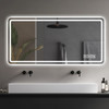 LED Bathroom Mirror, Anti Explosion Glass, Rust Resistant, Anti Fog, Tri Color LED Bathroom Mirror, Anti Explosion Glass, Rust Resistant, Anti Fog, Tri Color