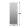 Frameless Full Length Floor Mirror With LED Light, Dimming & 3 Color Modes Mirror - Silver Frameless Full Length Floor Mirror With LED Light, Dimming & 3 Color Modes Mirror - Silver