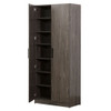 Mia - Farmhouse Shoe Cabinet With 6 Shelves Mia - Farmhouse Shoe Cabinet With 6 Shelves