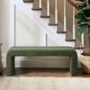 Modern Contemporary Boucle Waterfall Bench Modern Contemporary Boucle Waterfall Bench