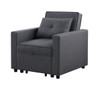 Zoey - Convertible Sleeper Chair With Side Pocket