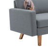 Bahamas - Minimalistic Sofa With 2 Throw Pillows
