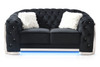 Loveseat With Flared Arms