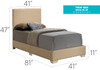 Elegant Platform Bed For Relaxed Spaces