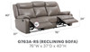 Contemporary Three Seater Sofa