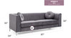 Delray - Micro Suede Sofa