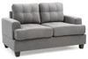 Stylish Transitional Loveseat For Two