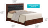 Elegant Storage Bed For Cozy Spaces