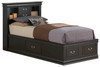 Louis Phillipe - Bookcase Storage Bed