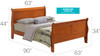 Panel Sleigh Bed Panel Sleigh Bed