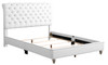 Elegant Transitional Upholstered Bed Elegant Transitional Upholstered Bed