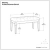 Waverly - Upholstered Tufted Ottoman Bench