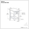 Monroe - Handcrafted Side Table