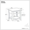 Monroe - Handcrafted Side Table