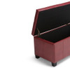 Dover - Upholstered Storage Ottoman Bench Dover - Upholstered Storage Ottoman Bench
