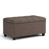 Sienna - Upholstered Storage Ottoman Bench Sienna - Upholstered Storage Ottoman Bench