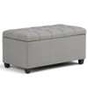 Sienna - Upholstered Storage Ottoman Bench Sienna - Upholstered Storage Ottoman Bench