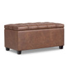 Sienna - Upholstered Storage Ottoman Bench Sienna - Upholstered Storage Ottoman Bench