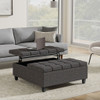Harrison - Upholstered Coffee Table Storage Ottoman
