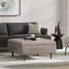 Shay - Large Square Coffee Table Storage Ottoman Mid-Century Style