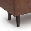 Shay - Large Square Coffee Table Storage Ottoman Mid-Century Style Shay - Large Square Coffee Table Storage Ottoman Mid-Century Style
