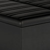 Ellis - Coffee Table Storage Ottoman Contemporary Design
