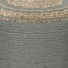 Serena - Handcrafted Round Braided Pouf