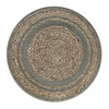 Serena - Handcrafted Round Braided Pouf
