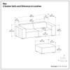 Rex - Handcrafted Sectional Sofa And Ottoman