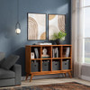 Draper - Mid Century 8 Cube Storage Sofa Table