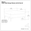 Rebecca - Multifunctional Coffee Table Storage Ottoman With Lift Up Lid