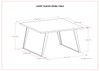 Lowry - Handcrafted Square Dining Table Lowry - Handcrafted Square Dining Table