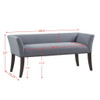 Elegant Design Bench Upholstery, Solid Wood Frame Elegant Design Bench Upholstery, Solid Wood Frame