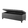 Elegant Design Tufted Top, Soft Close Storage Bench