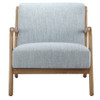 Mid-Century Style Lounge Chair With Upholstered Seat Mid-Century Style Lounge Chair With Upholstered Seat