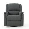 Glider Recliner With Swivel, Manual Reclining Chair
