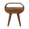 Circular Open Bedside Nightstand