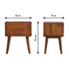 Curved Nightstand Curved Nightstand