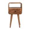Mini Curve Open Bedside Nightstand Mini Curve Open Bedside Nightstand