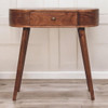 Rounded Wood Table