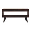 Solid Wood Bench With Upholstered Sea