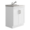 Kyle - Laundry Cabinet & Faucet And Stainless Steel Sink Kyle - Laundry Cabinet & Faucet And Stainless Steel Sink