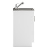Kyle - Laundry Cabinet & Faucet And Stainless Steel Sink Kyle - Laundry Cabinet & Faucet And Stainless Steel Sink