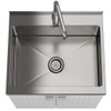 Murphy - Laundry Cabinet & Faucet And Stainless Steel Sink Murphy - Laundry Cabinet & Faucet And Stainless Steel Sink