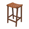 James - Mid-Century Modern Genuine Leather Counter Stool James - Mid-Century Modern Genuine Leather Counter Stool
