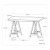 Sawhorse - Handcrafted Solid Table